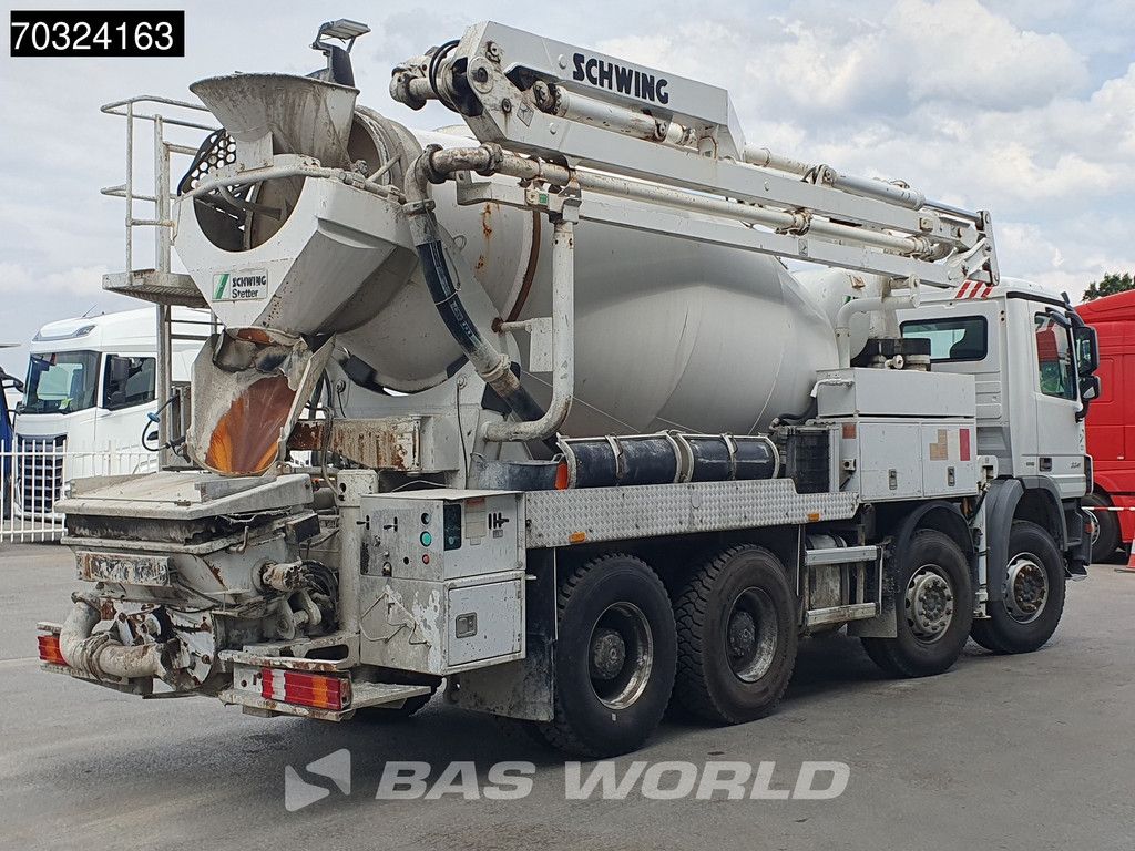 Mercedes Actros 3241 8X4 PUMI Schwing Stetter FBP 21-100 Pump + AM 7 FHC-L Mixer Euro 5