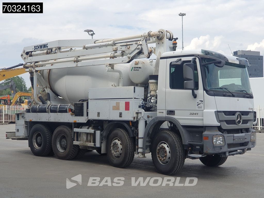 Mercedes Actros 3241 8X4 PUMI Schwing Stetter FBP 21-100 Pump + AM 7 FHC-L Mixer Euro 5