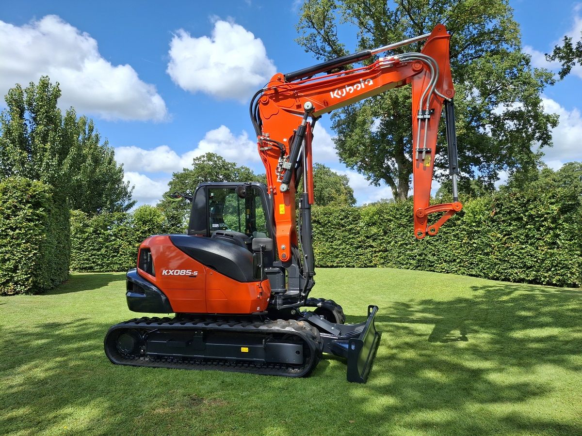 Kubota KX085-5 2P, midigraver, midikraan, BJ2026, Airco, Nieuw!