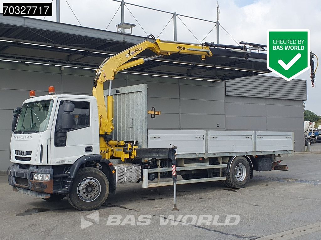 Iveco Eurocargo 180E250 4X2 HYVA HB.150XE3 Kran Crane Automatic Euro 5