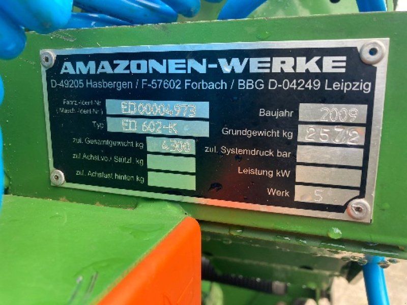 Amazone ED 602-K Contour