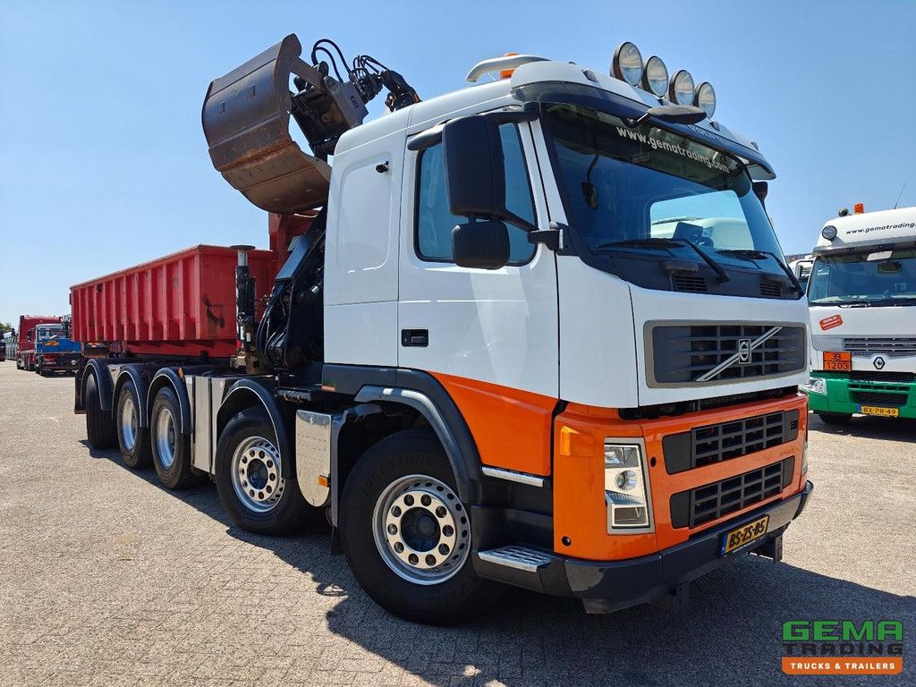 Volvo FM400 10X4R FAL18.0 RADD-A8 SlaapCab Euro5 - HMF 1643 Z2 + 30T VDL HaakArm - NL Truck