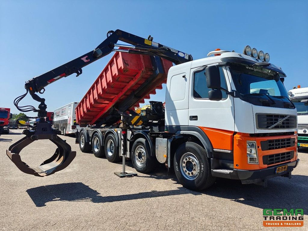 Volvo FM400 10X4R FAL18.0 RADD-A8 SlaapCab Euro5 - HMF 1643 Z2 + 30T VDL HaakArm - NL Truck