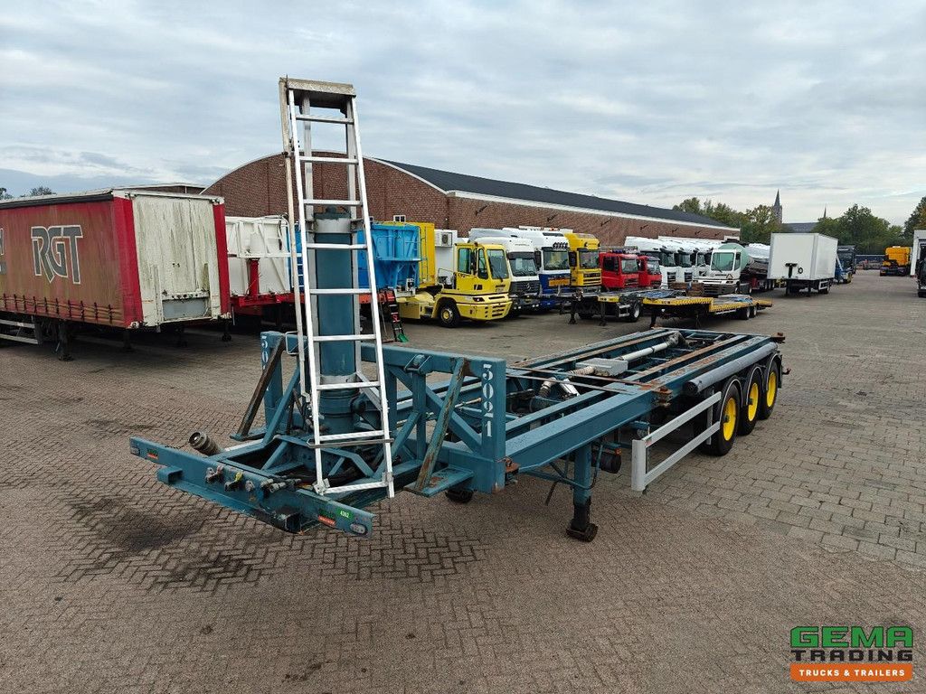 Tinsley TT1527/40AS 3-achsiger BPW - 20/30-Fuß-Kipper-Fahrgestell - Drehförderer - Kühler - Trommelbremsen