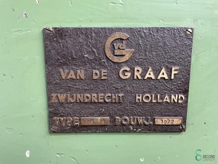 Bandbiegemaschinen Van de Graaf BHHS 70t 1972
