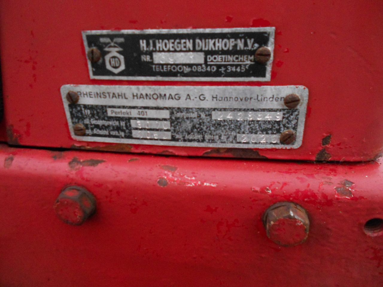 Hanomag perfect 401
