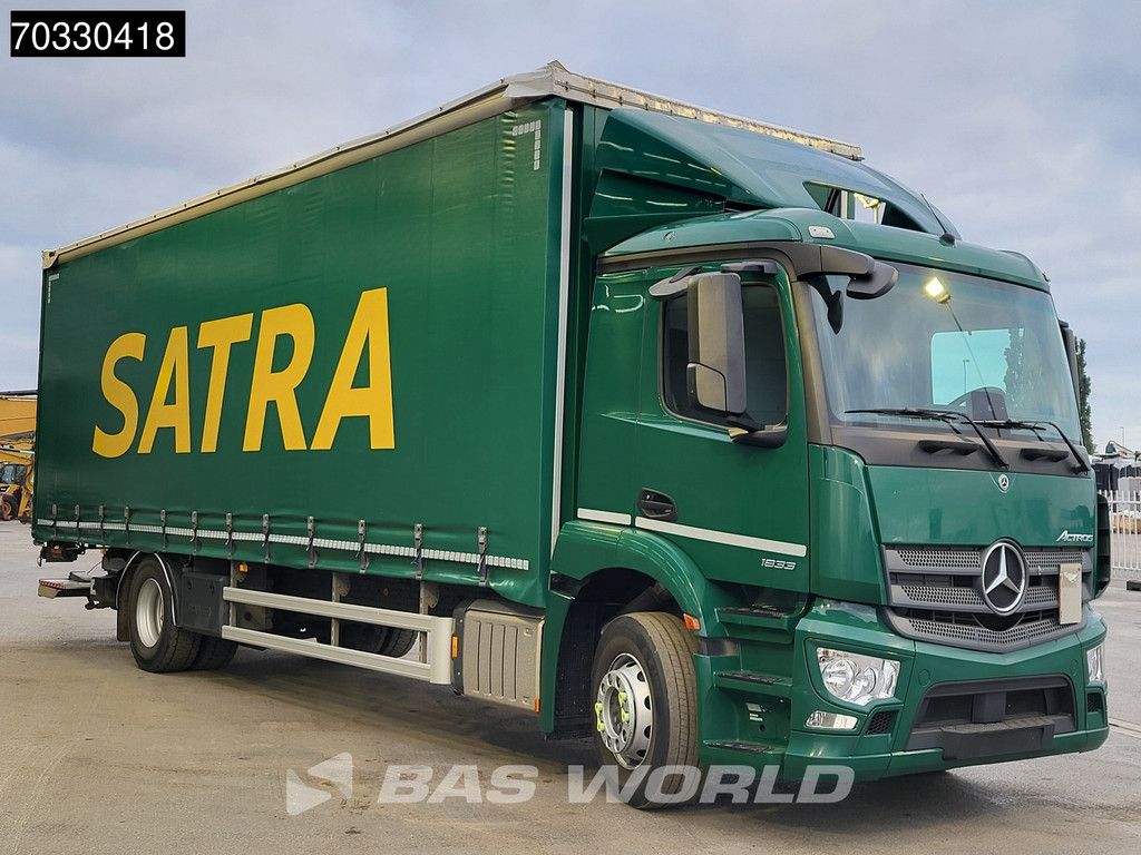 Mercedes Actros 1833 4X2 18tonner 1500kg underfold tailgate Automatic Euro 6