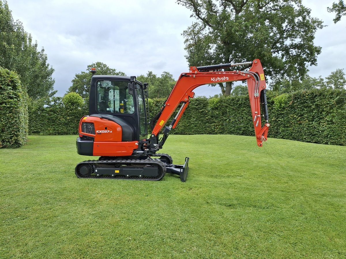 Kubota KX037-4 HI, minigraver, minikraan, BJ2026, Airco, Nieuw!