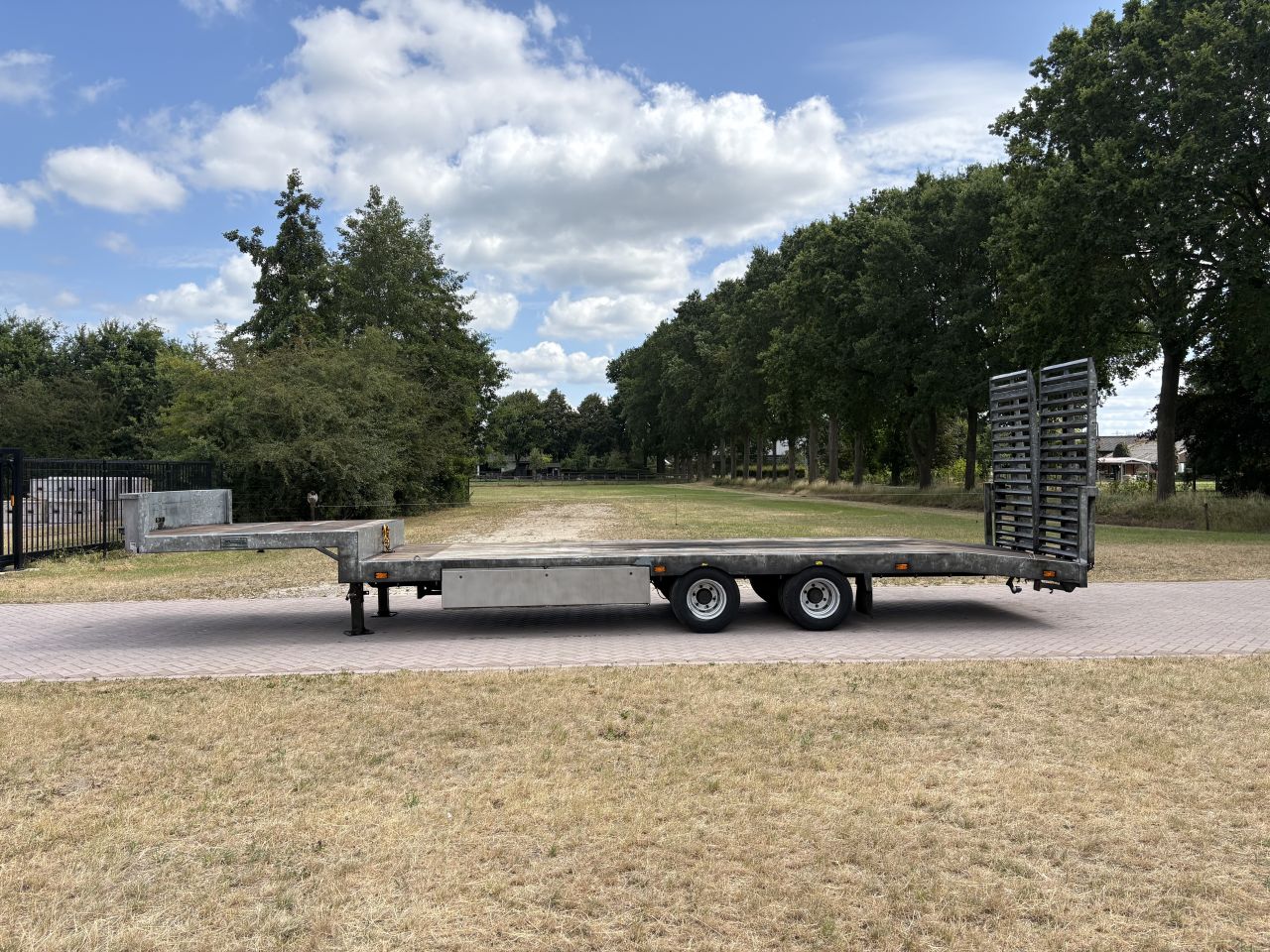 BE oplegger semi dieplader Veldhuizen 10 TON
