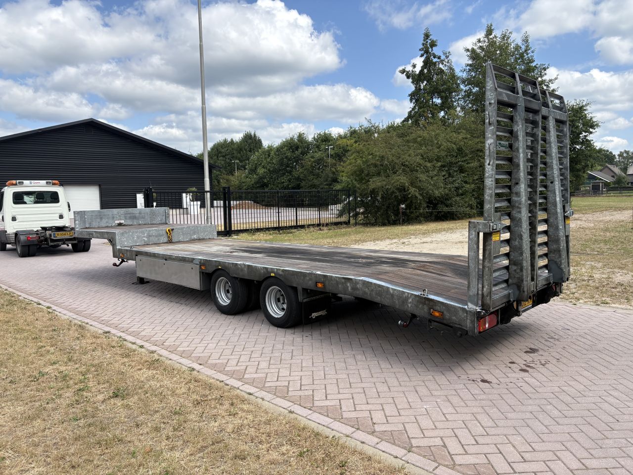 BE oplegger semi dieplader Veldhuizen 10 TON