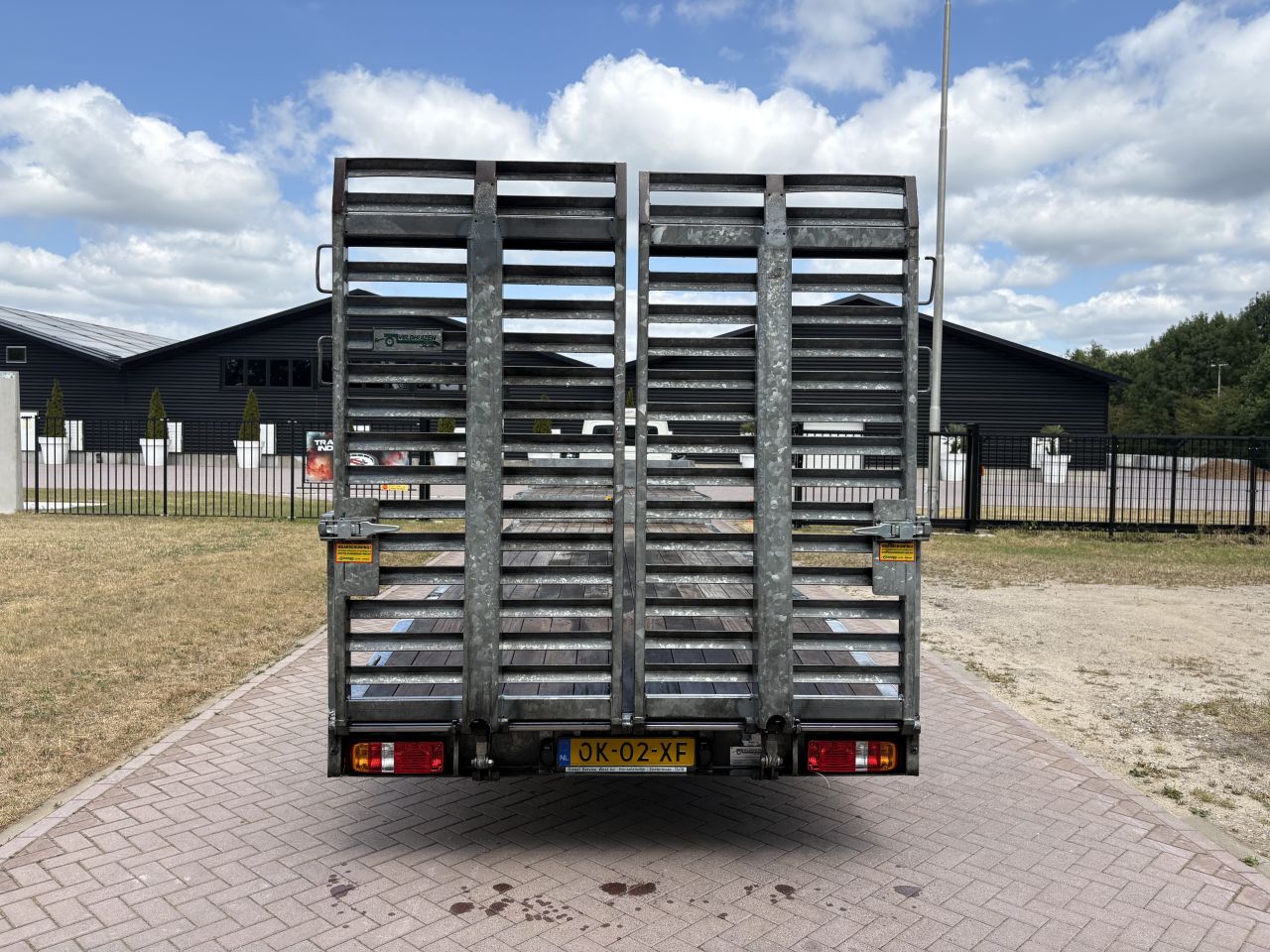 BE oplegger semi dieplader Veldhuizen 10 TON