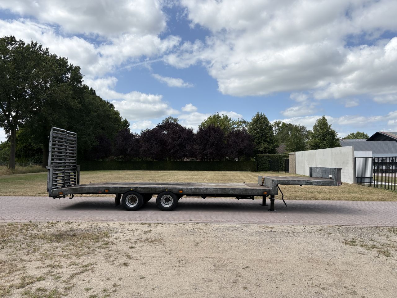 BE oplegger semi dieplader Veldhuizen 10 TON