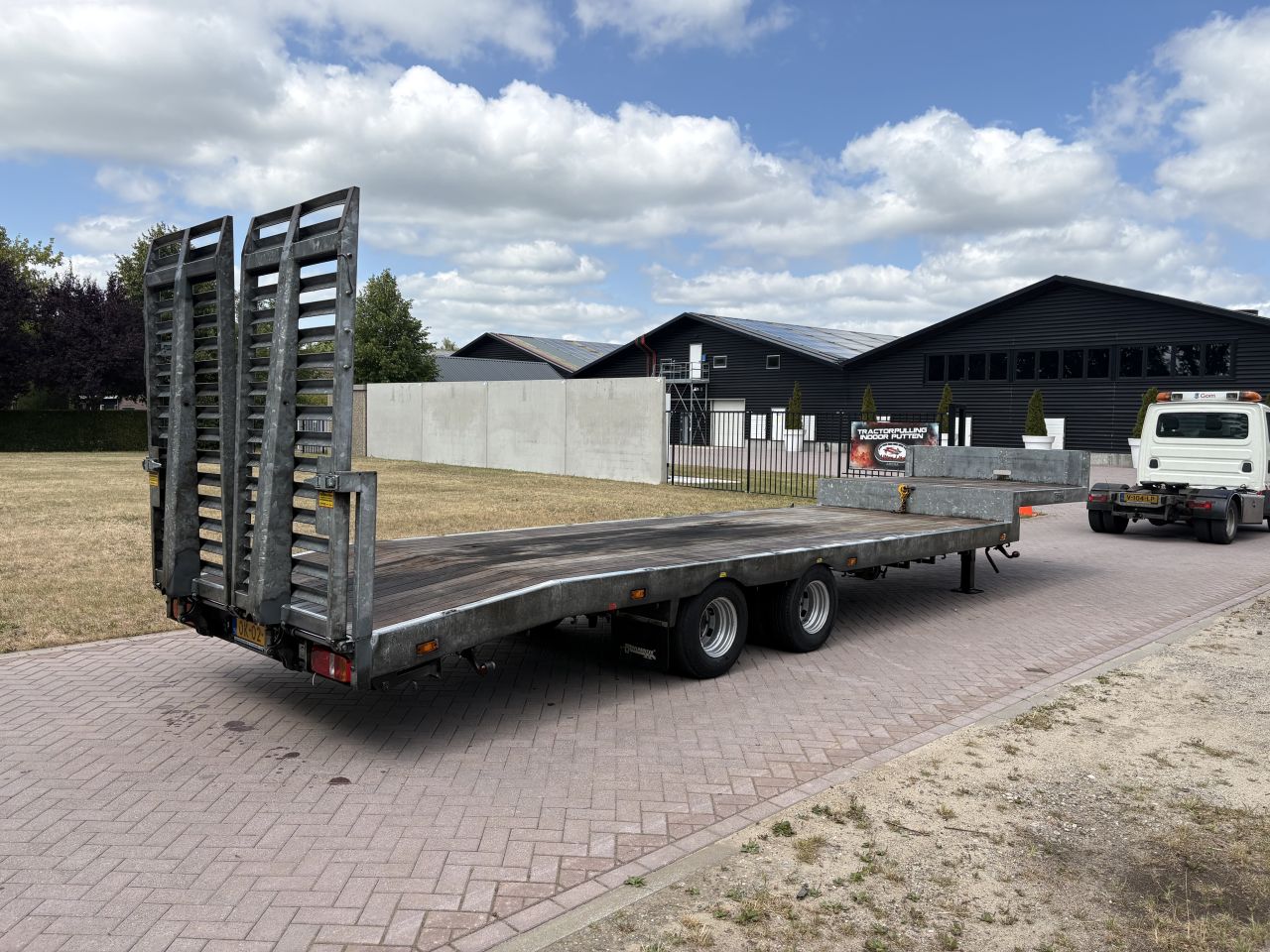 BE oplegger semi dieplader Veldhuizen 10 TON