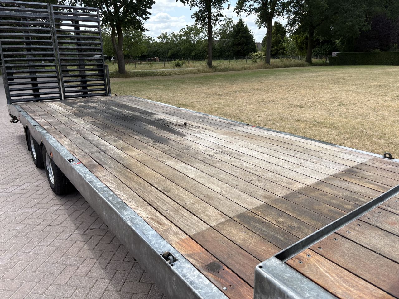 BE oplegger semi dieplader Veldhuizen 10 TON