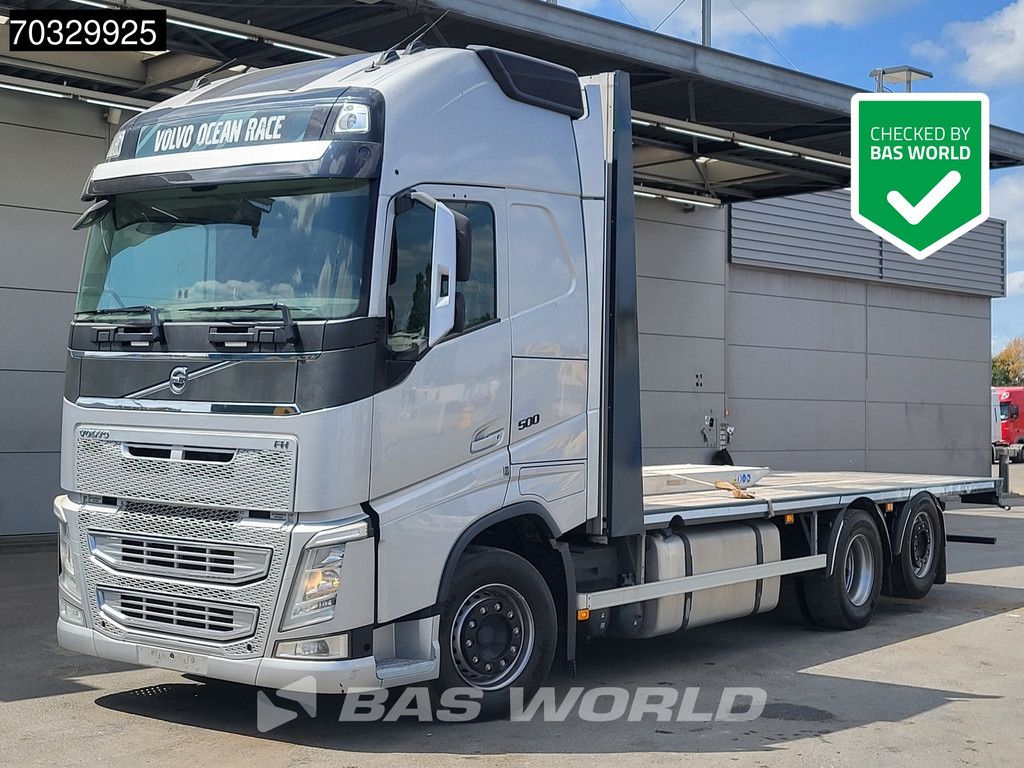 Volvo FH 500 6X2 735cm open load floor + ramps Lift+steering axle VEB+ I-Park cool Euro 6