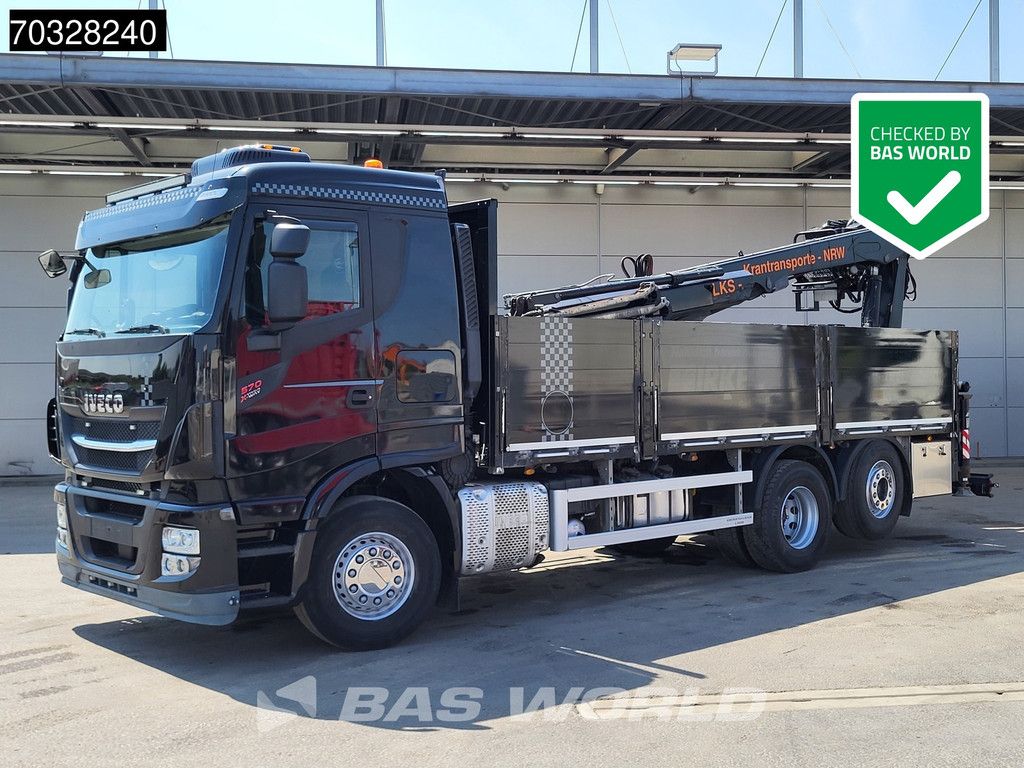 Iveco X-Way X-Way 570 6X2 Fassi F215 Crane Lift+Steering Axle Retarder Euro 6