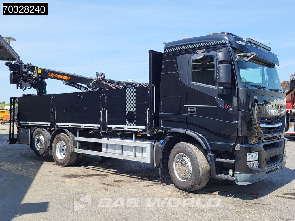 Iveco X-Way X-Way 570 6X2 Fassi F215 Crane Lift+Steering Axle Retarder Euro 6