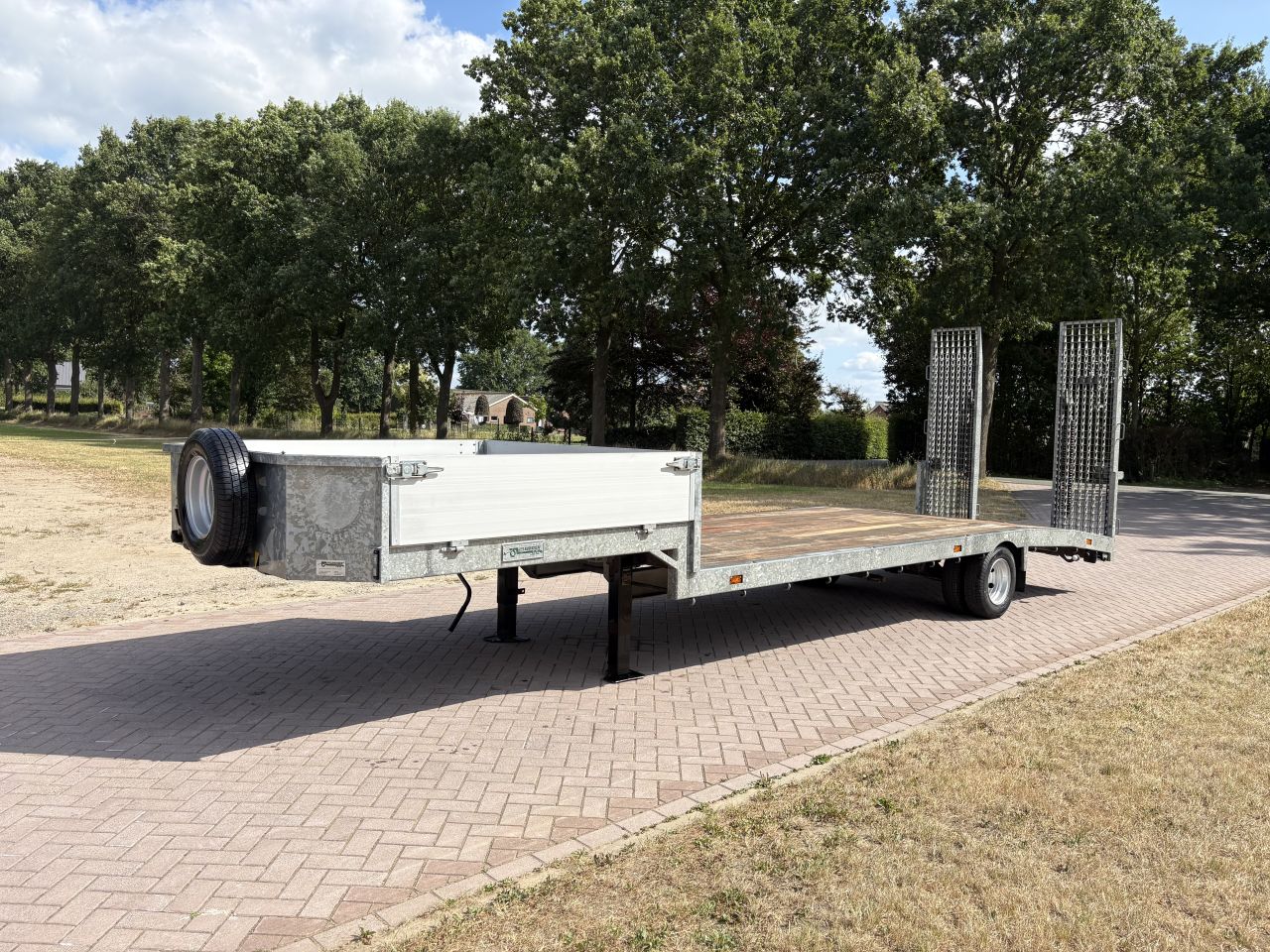 Be oplegger VELDHUIZEN semi dieplader 5 TON