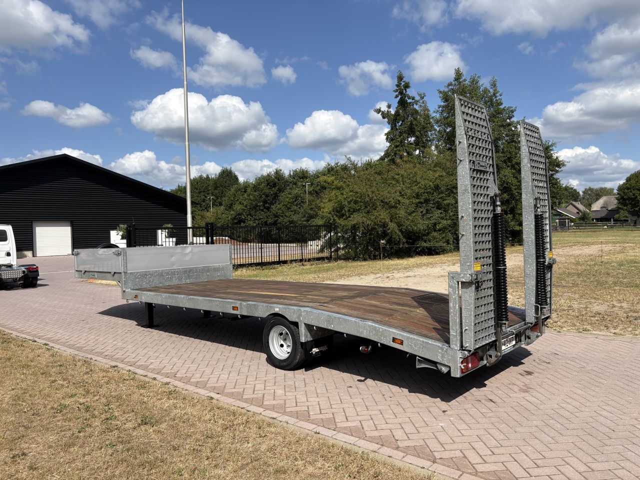 Be oplegger VELDHUIZEN semi dieplader 5 TON