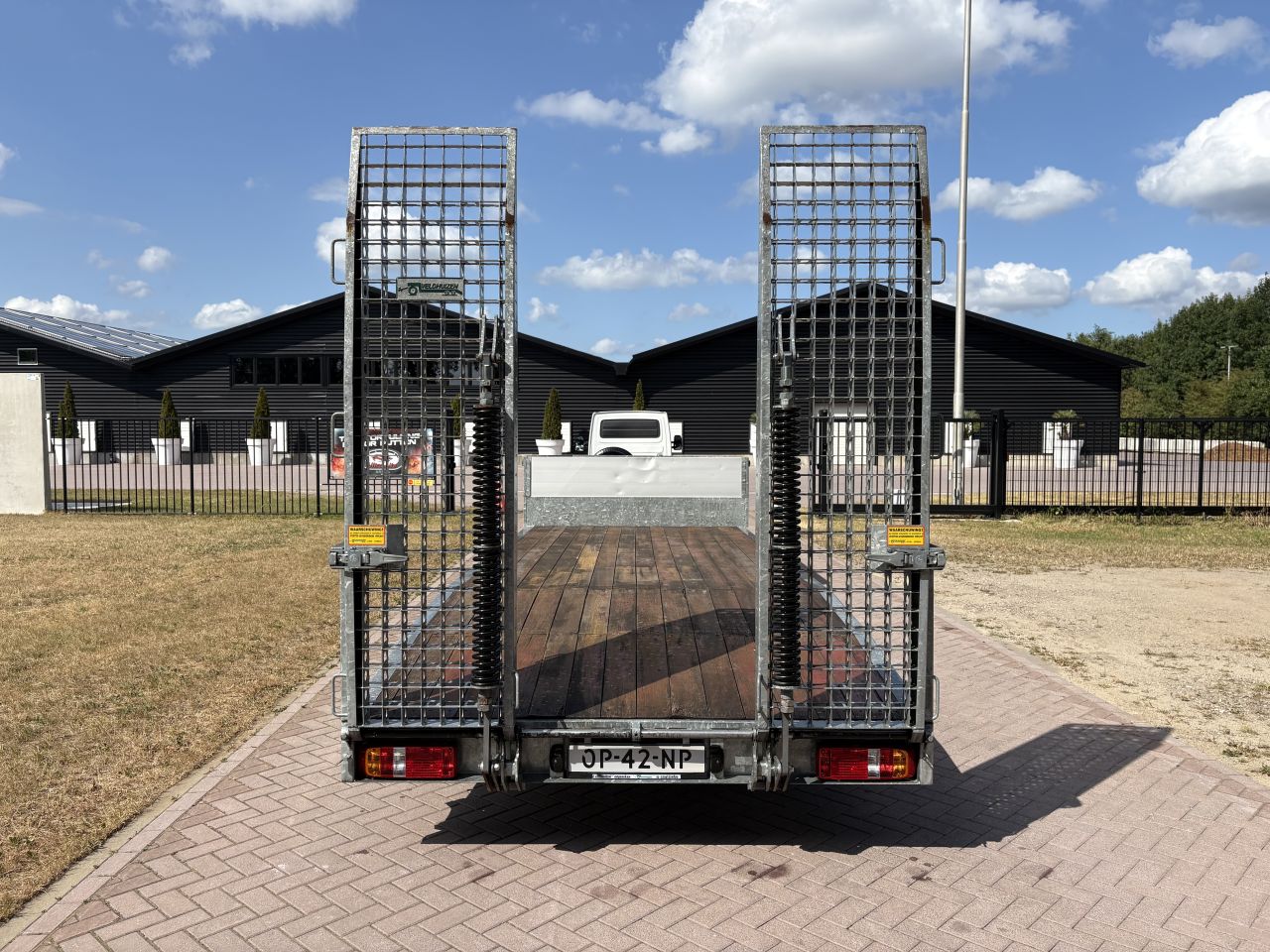 Be oplegger VELDHUIZEN semi dieplader 5 TON