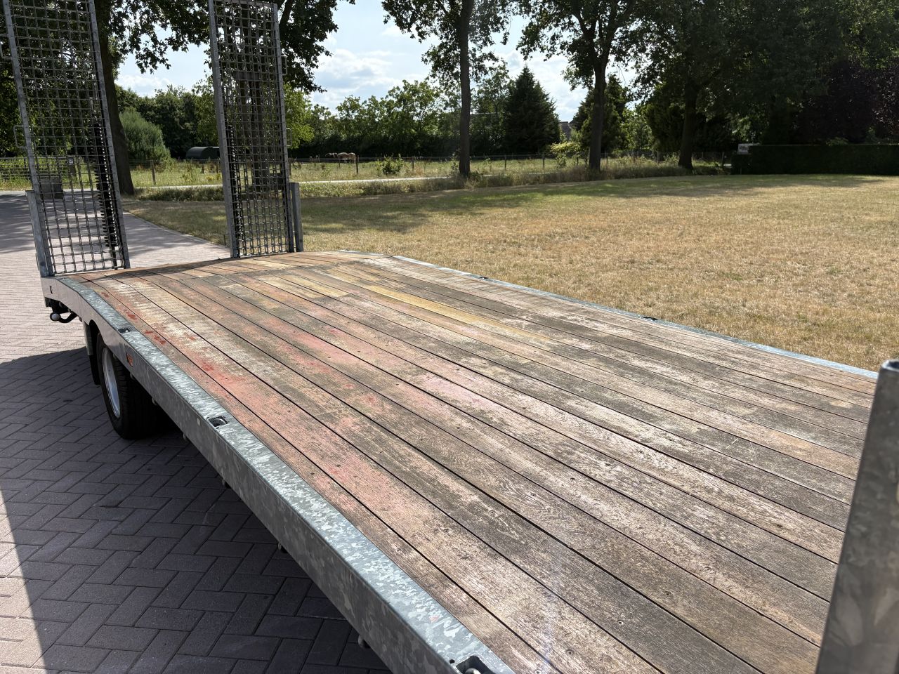 Be oplegger VELDHUIZEN semi dieplader 5 TON