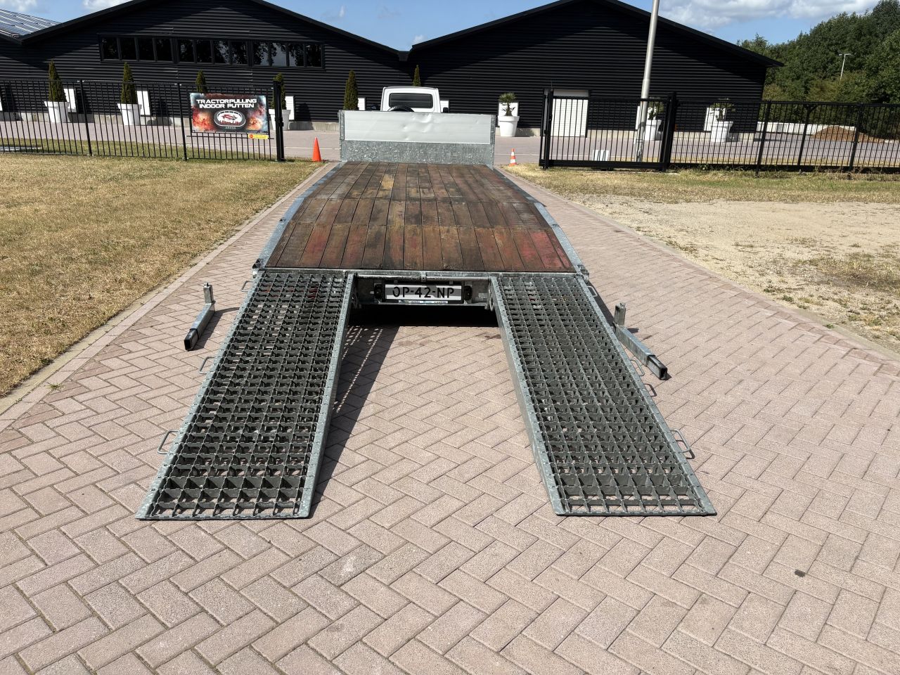 Be oplegger VELDHUIZEN semi dieplader 5 TON