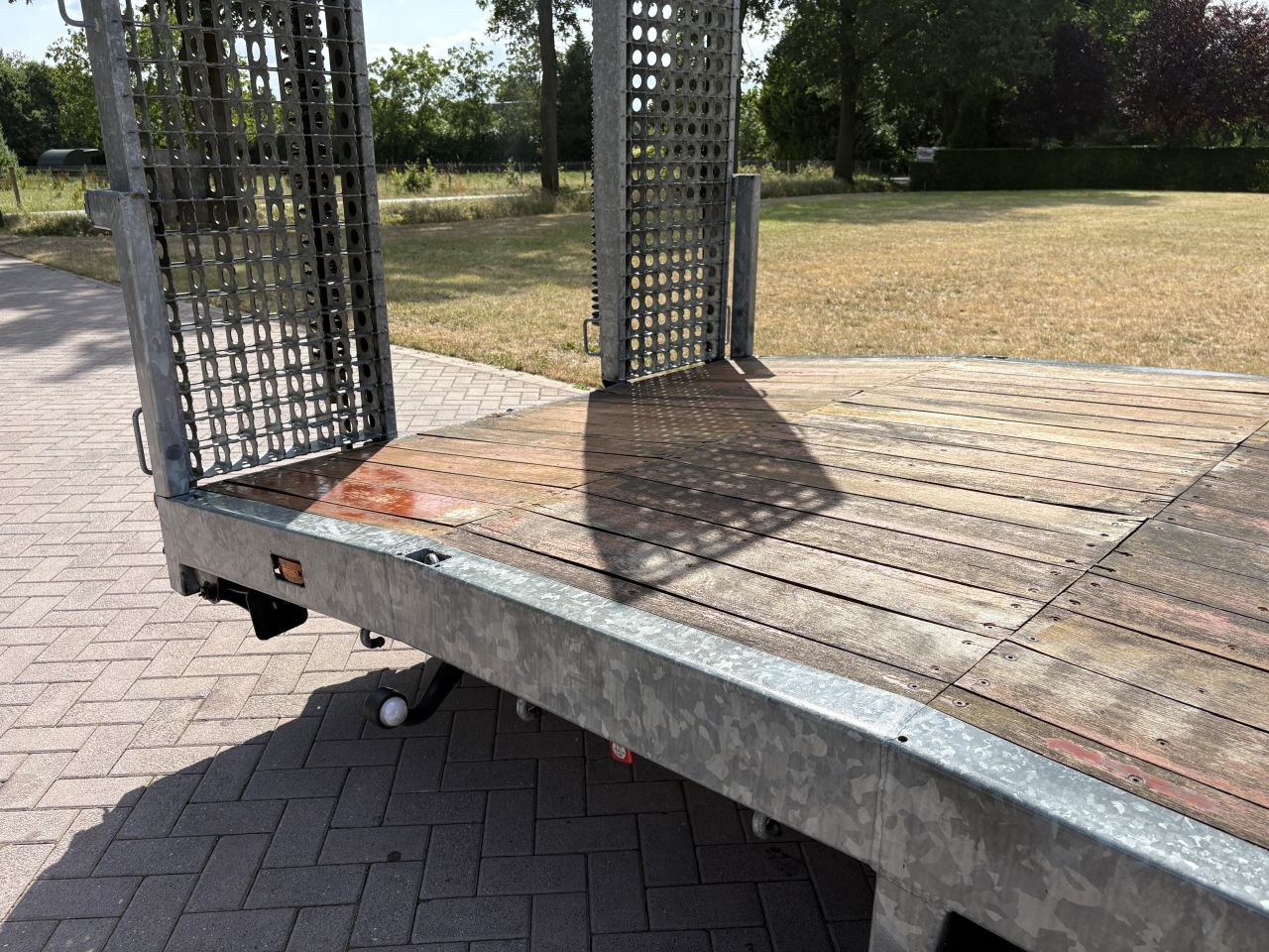 Be oplegger VELDHUIZEN semi dieplader 5 TON