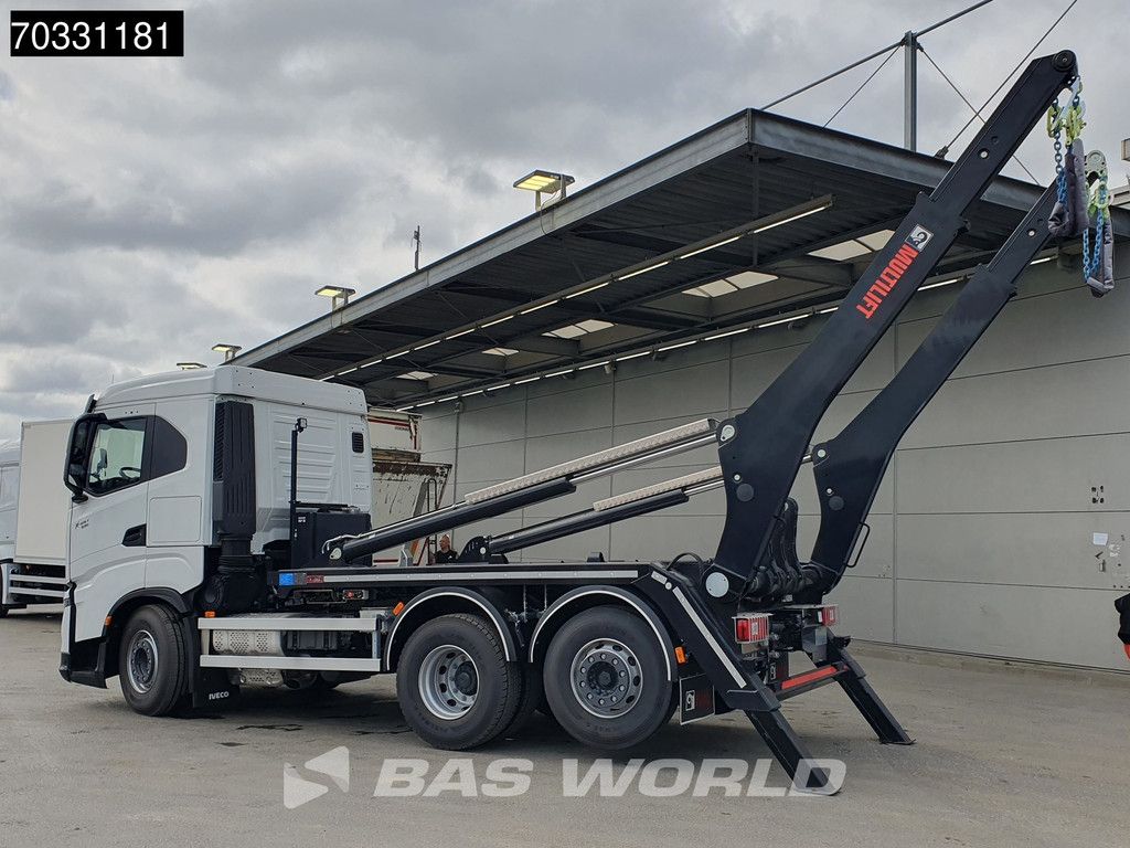 Iveco X-Way 530 6X2 NEW! Hiab FTR18 skiploader Automatic Euro 6