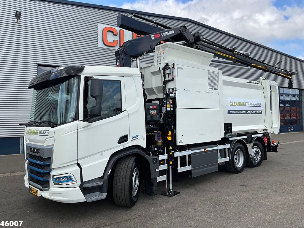 DAF FAG XD 220 Hiab 23 Tonmeter laadkraan FULL ELECTRIC