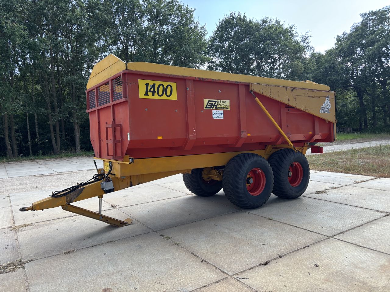 Bijlsma hercules 1400 kieper 12 ton inhoud