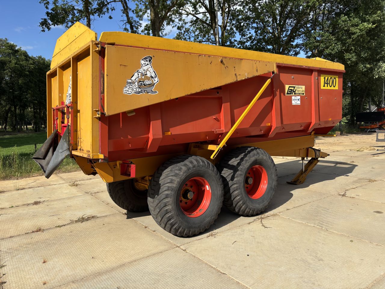 Bijlsma hercules 1400 kieper 12 ton inhoud