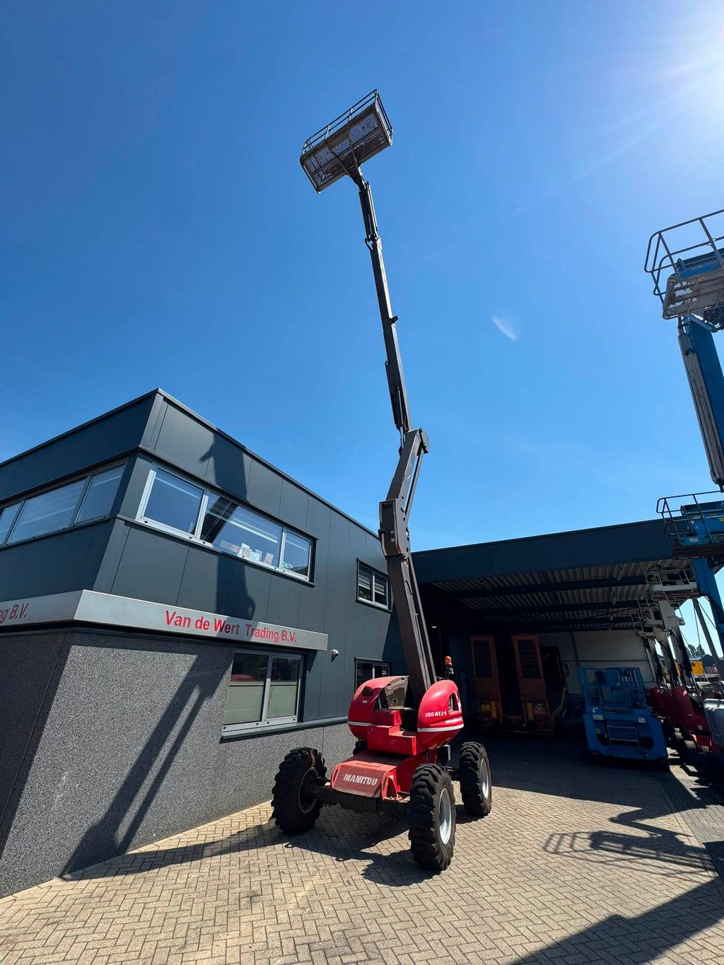 Manitou 160 ATJ 4x4x4 Diesel-Gelenkteleskoparbeitsbühne 16 m 2018