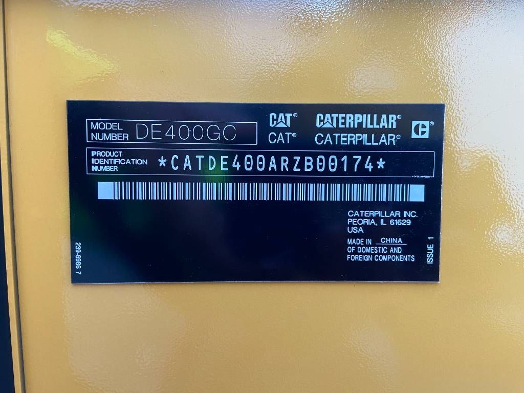 CAT DE400GC - 400 kVA Generator - DPX-18218