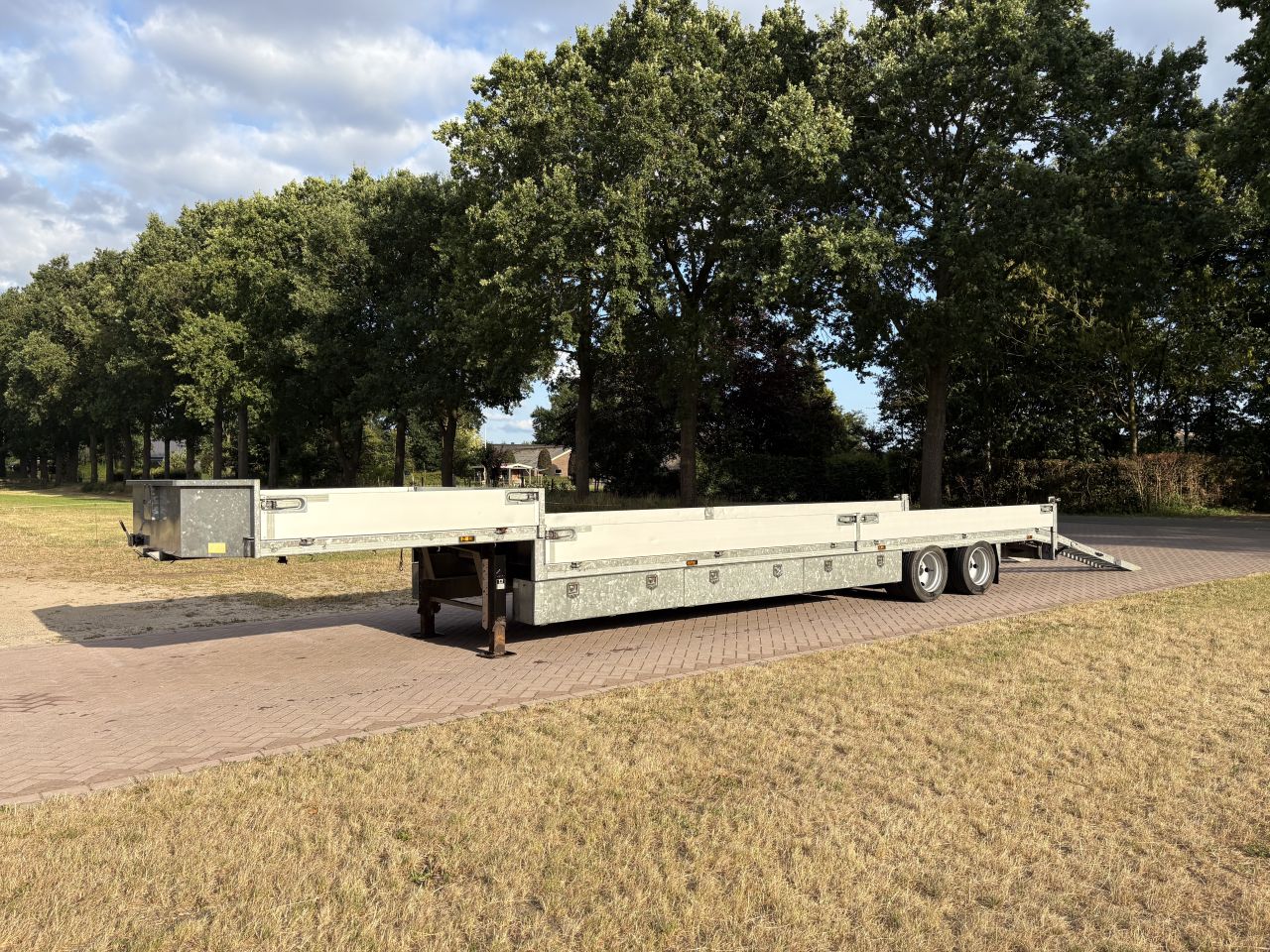 Be oplegger semi dieplader kuiper 16 TON MET LUIKEN