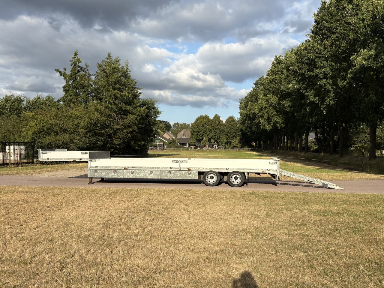 Be oplegger semi dieplader kuiper 16 TON MET LUIKEN