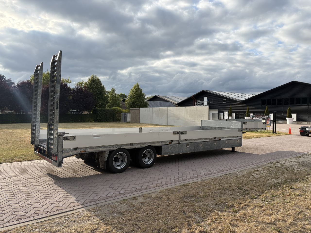 Be oplegger semi dieplader kuiper 16 TON MET LUIKEN