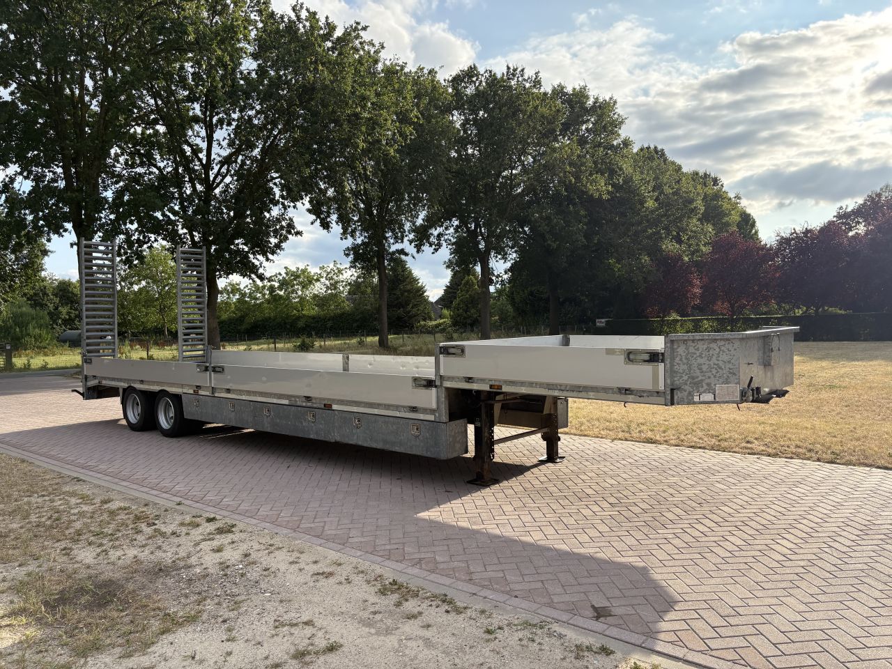 Be oplegger semi dieplader kuiper 16 TON MET LUIKEN