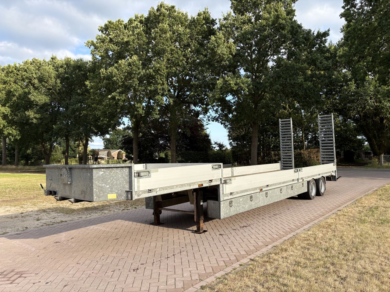 Be oplegger semi dieplader kuiper 16 TON MET LUIKEN