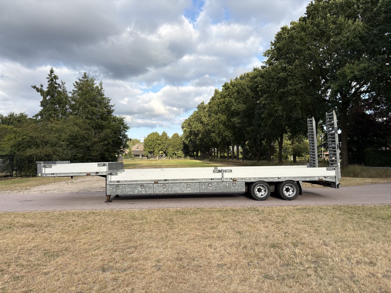 Be oplegger semi dieplader kuiper 16 TON MET LUIKEN