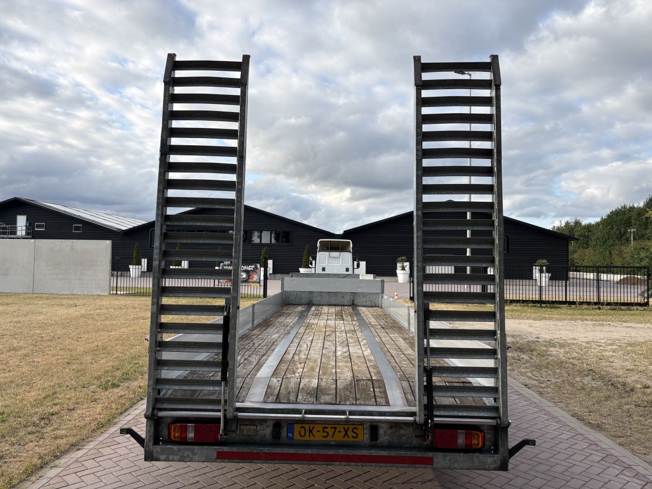 Be oplegger semi dieplader kuiper 16 TON MET LUIKEN