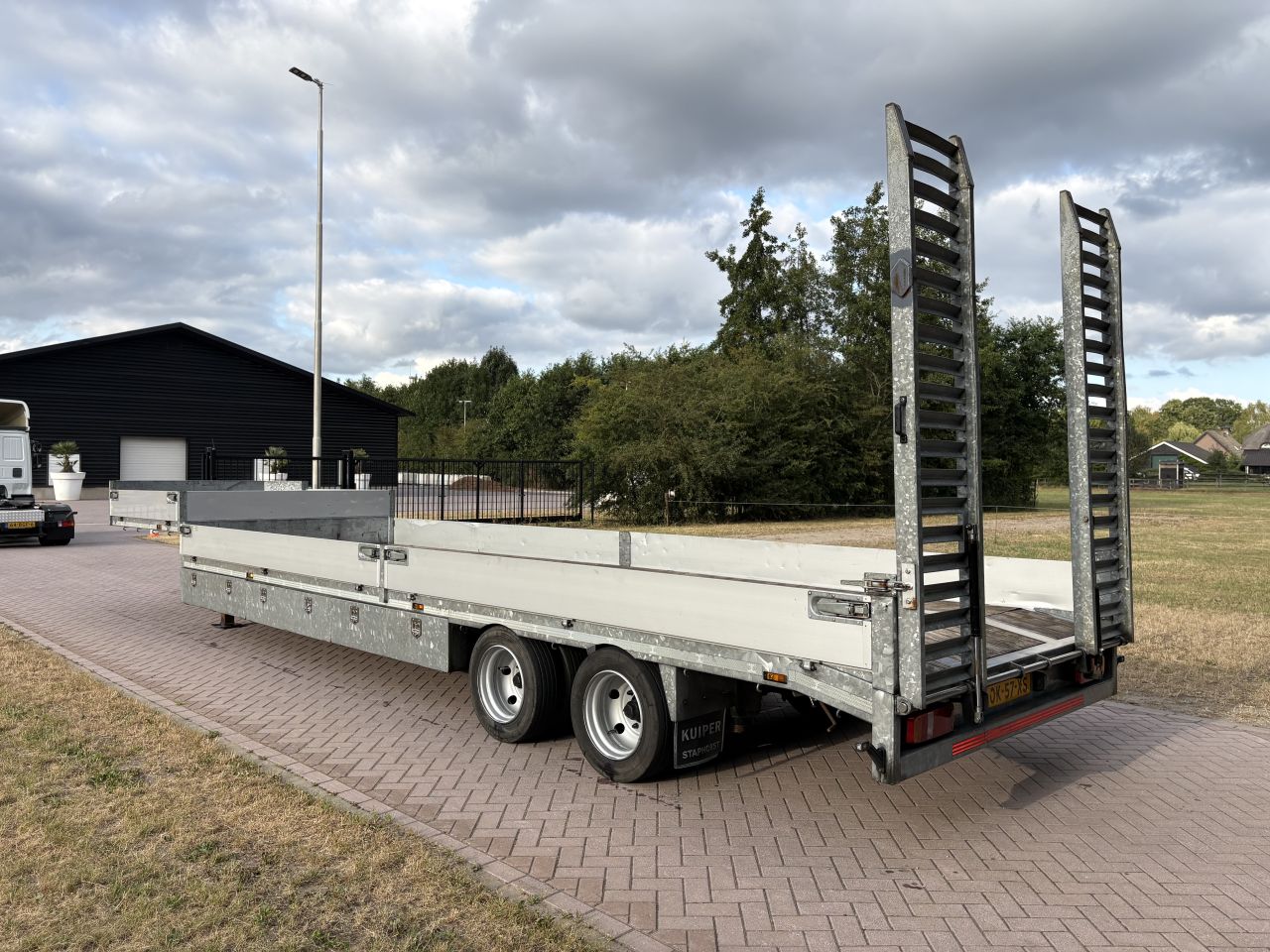 Be oplegger semi dieplader kuiper 16 TON MET LUIKEN