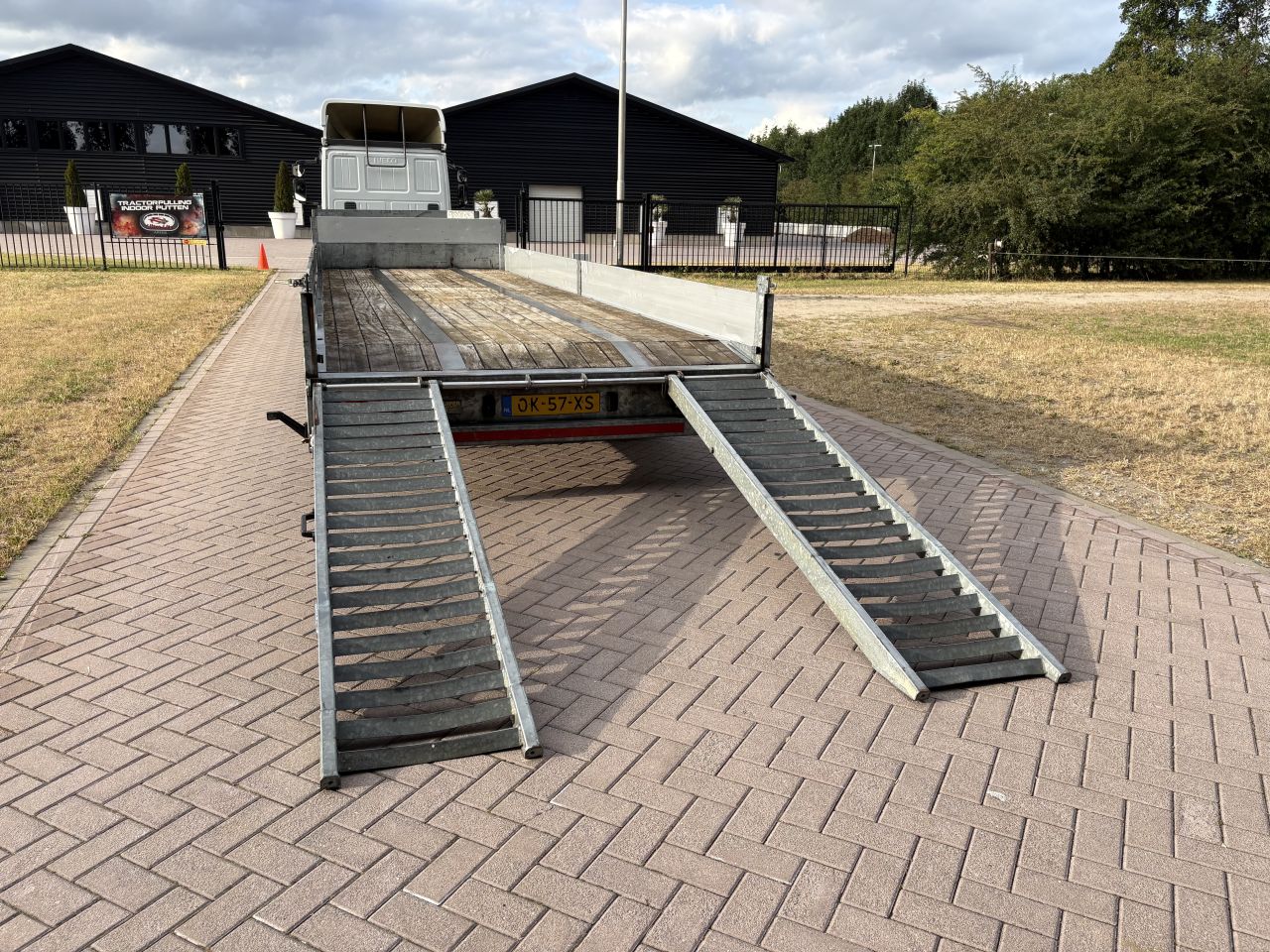 Be oplegger semi dieplader kuiper 16 TON MET LUIKEN