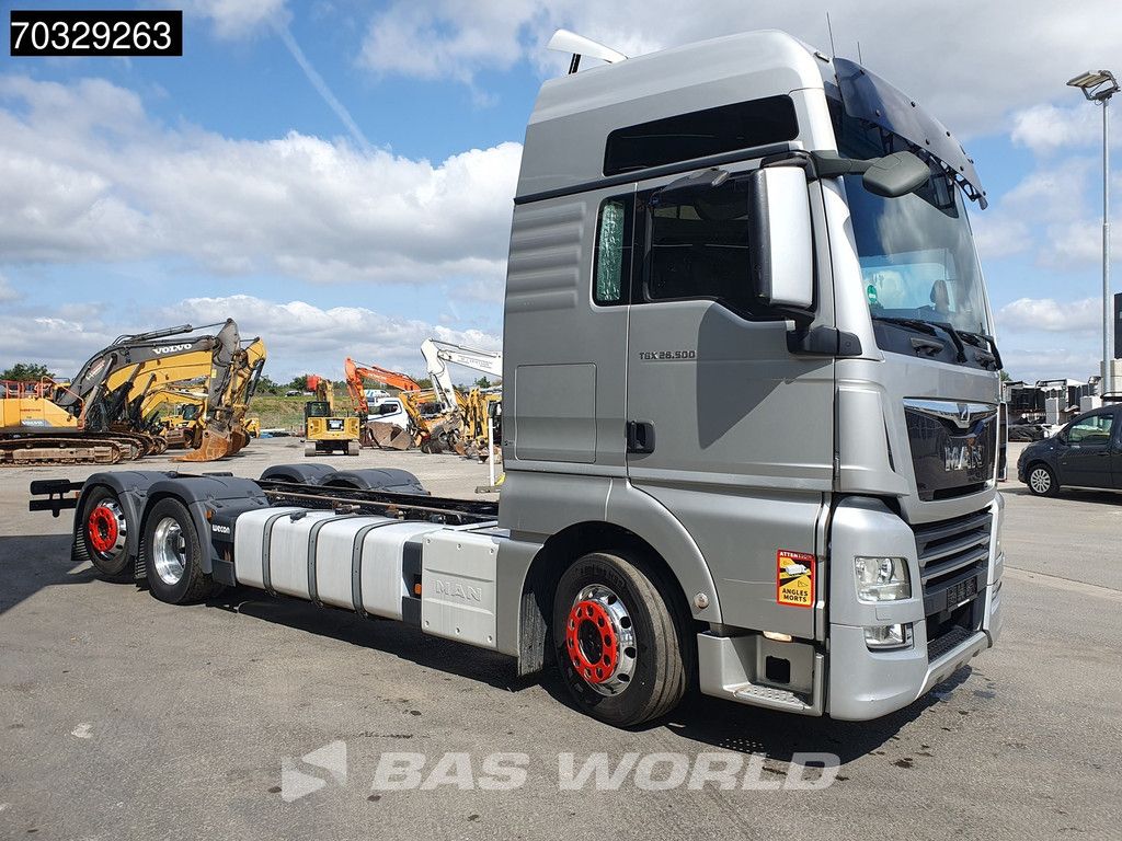 MAN TGX 26.500 6X2 Chassis Lift+steering Axle Full Air Alcoa's Retarder ACC Euro 6
