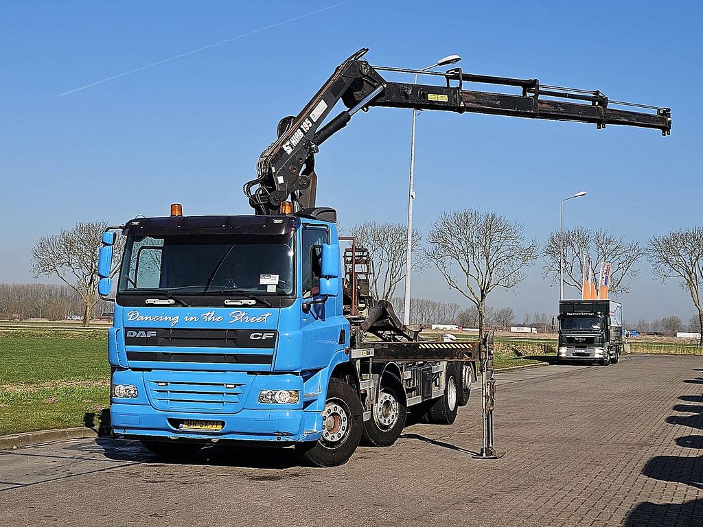 DAF CF 85.380 8x2 hiab 195 e3