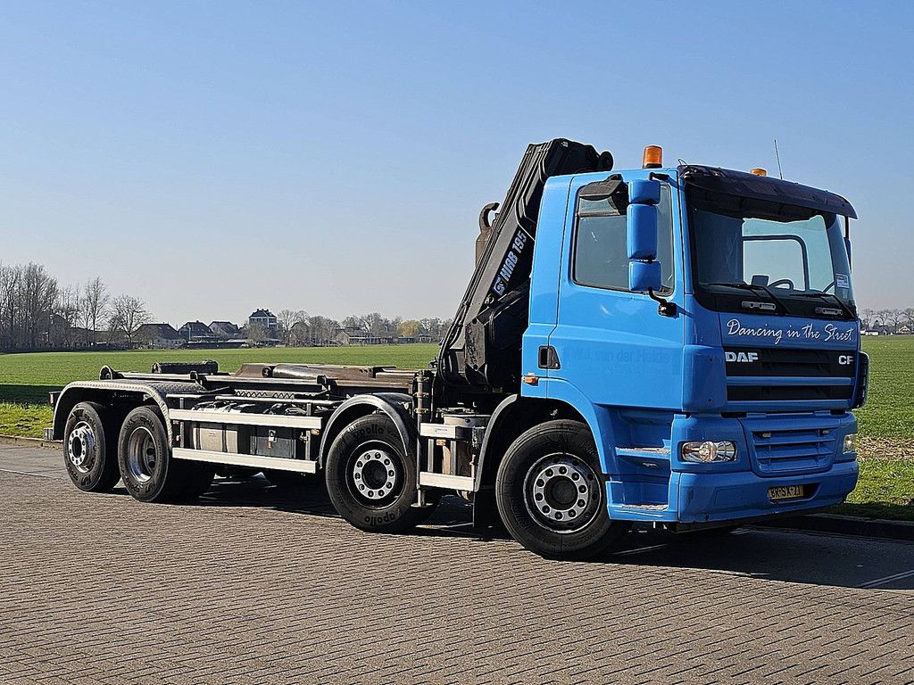 DAF CF 85.380 8x2 hiab 195 e3