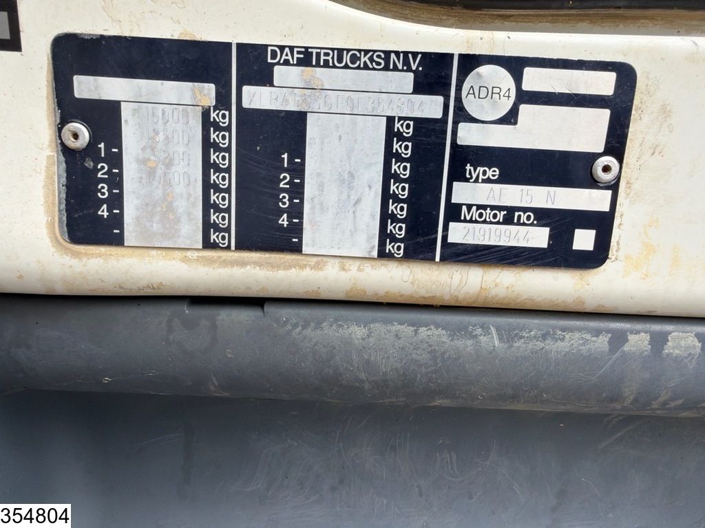 DAF LF 250 Fuel, 11300 liter, 4 Comp, Magyar, Manual