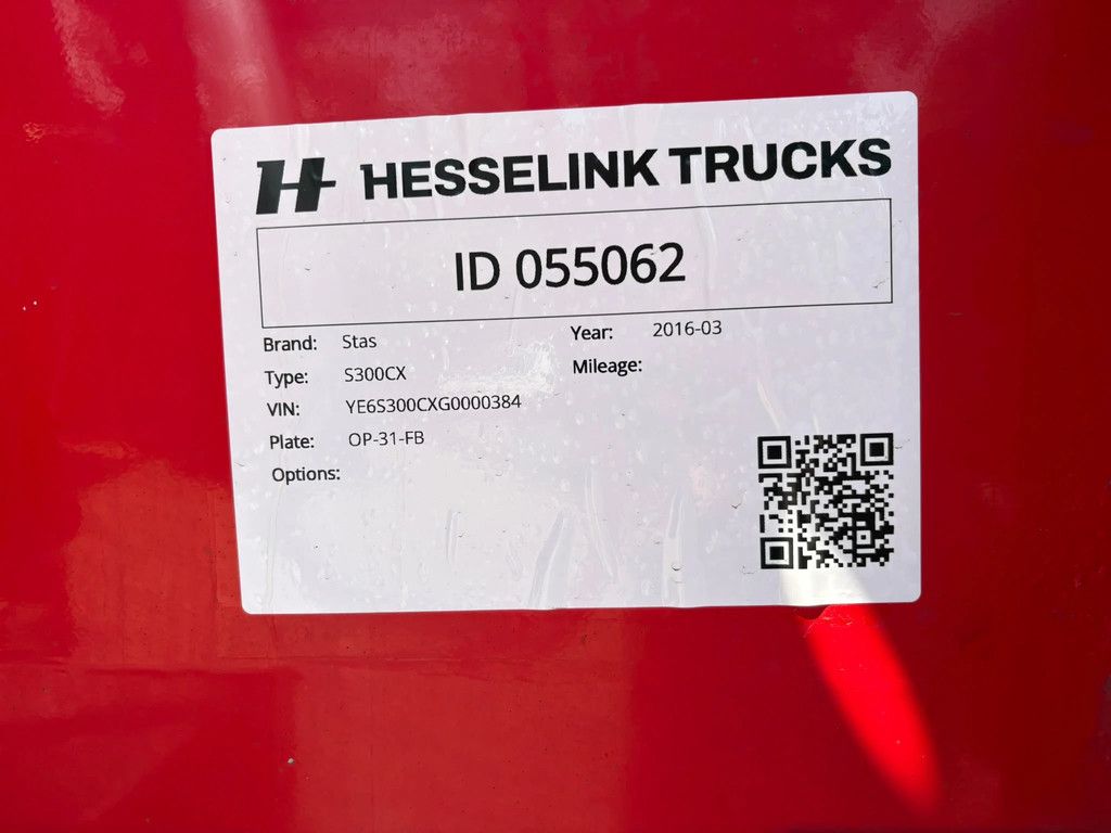 Stas S300CX 58m3 Alcoa, Klep/Deuren, NL Trailer
