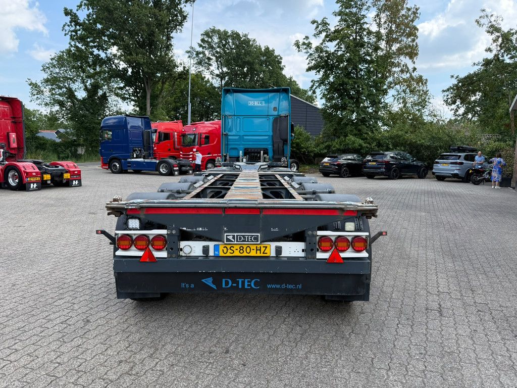 D-TEC FLEXITRAILER FT-LS-S Multi 2x20 40 45ft SAF Liftas 2x20 30 40 45FT LED Top condition NL Trailer