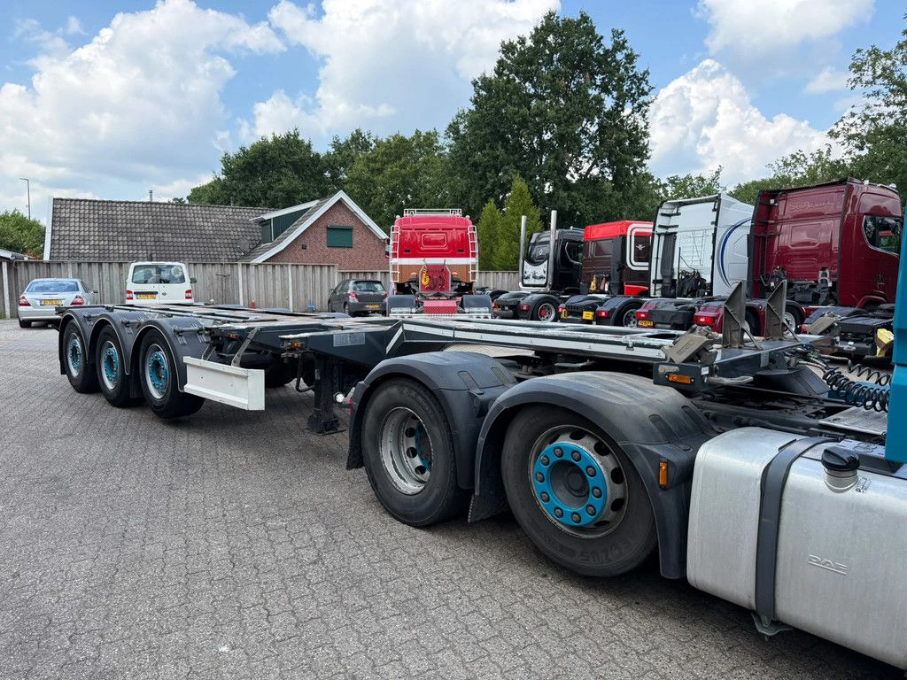 D-TEC FLEXITRAILER FT-LS-S Multi 2x20 40 45ft SAF Liftas 2x20 30 40 45FT LED Top condition NL Trailer
