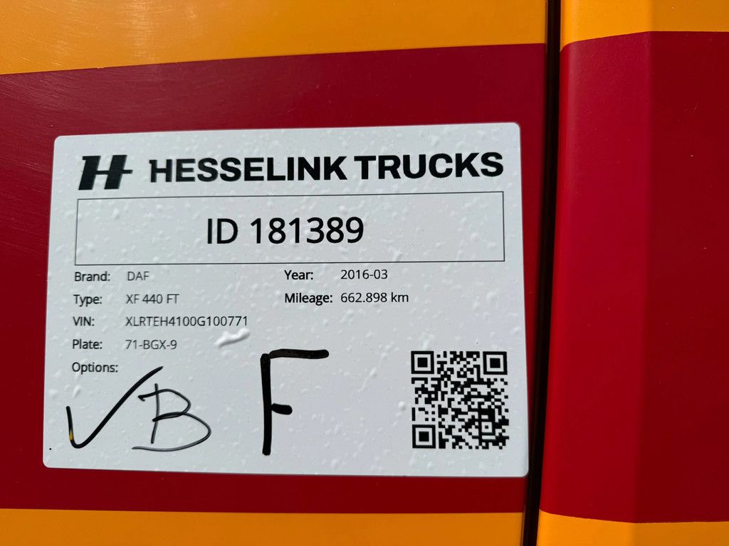 DAF XF 440 Space Cab Hydraulic ACC NL Truck APK/TUV 11-2026